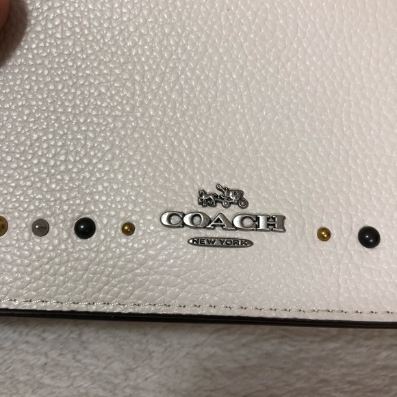 COACH Prairie Rivets Foldover Crossbody/Clutch - Picture 4 of 8